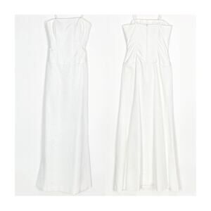 Linda Cunningham Silk White Gown